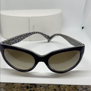 Purple Prada Sunglasses.